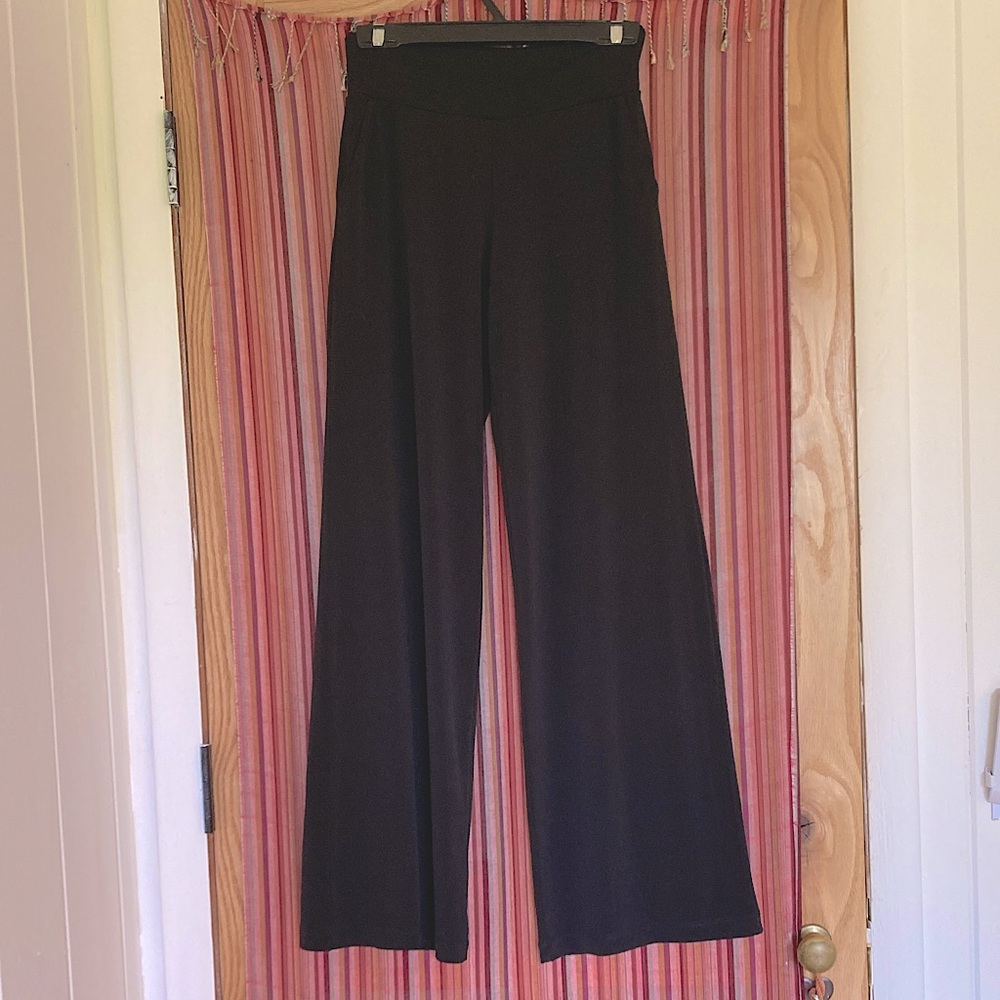 Clara Sun Woo black wide leg pants